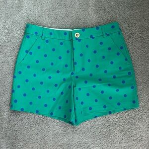 NWT Lilly Pulitzer Gretchen High Rose Short in Botanical Green Hotter Spot